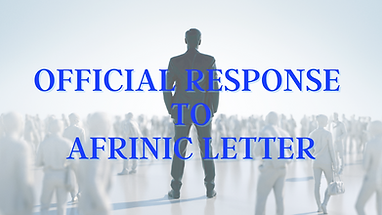 You are currently viewing Official Response to AFRINIC letter – to members