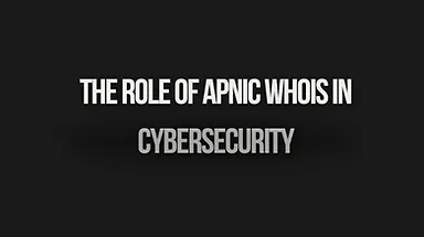 You are currently viewing The Role of APNIC WHOIS in Cybersecurity