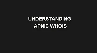 Read more about the article Understanding APNIC WHOIS: What It Is and How It Works
