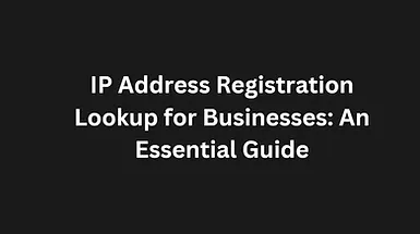 You are currently viewing IP Address Registration Lookup for Businesses: An Essential Guide.