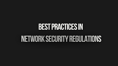 You are currently viewing Best Practices in Network Security Regulations
