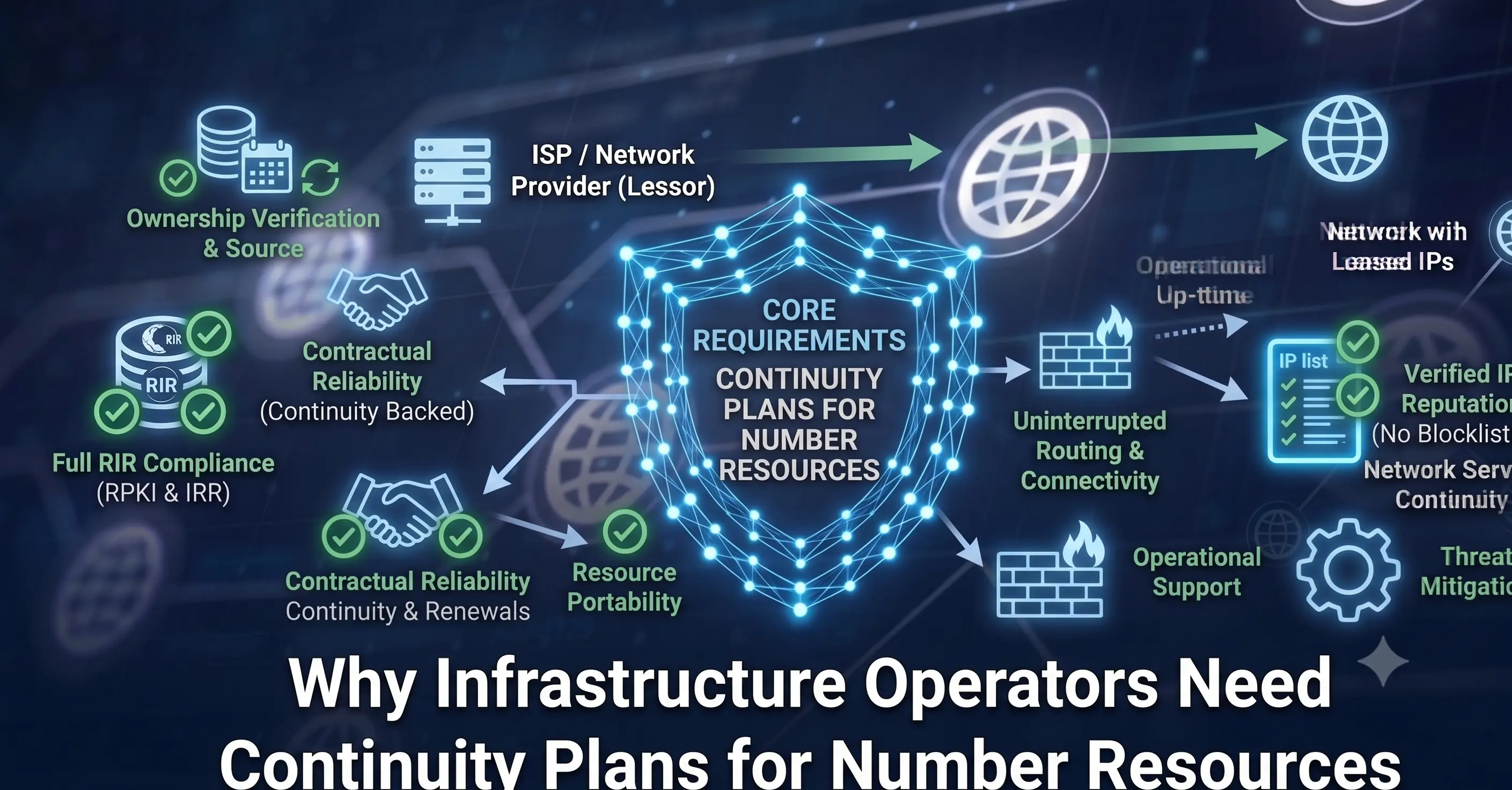 Why Infrastructure Operators Need Continuity Plans for Number Resources