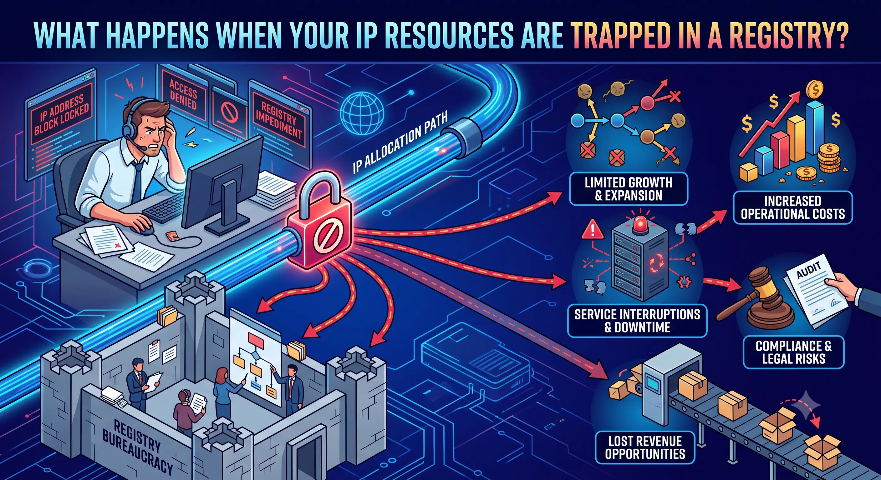 What Happens When Your IP Resources Are Trapped in a Registry?
